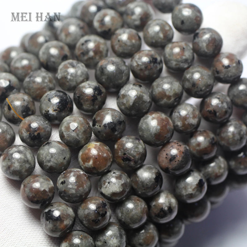 Meihan Natural Yooperlite Beads for Jewelry Making (2 bracelets/set)