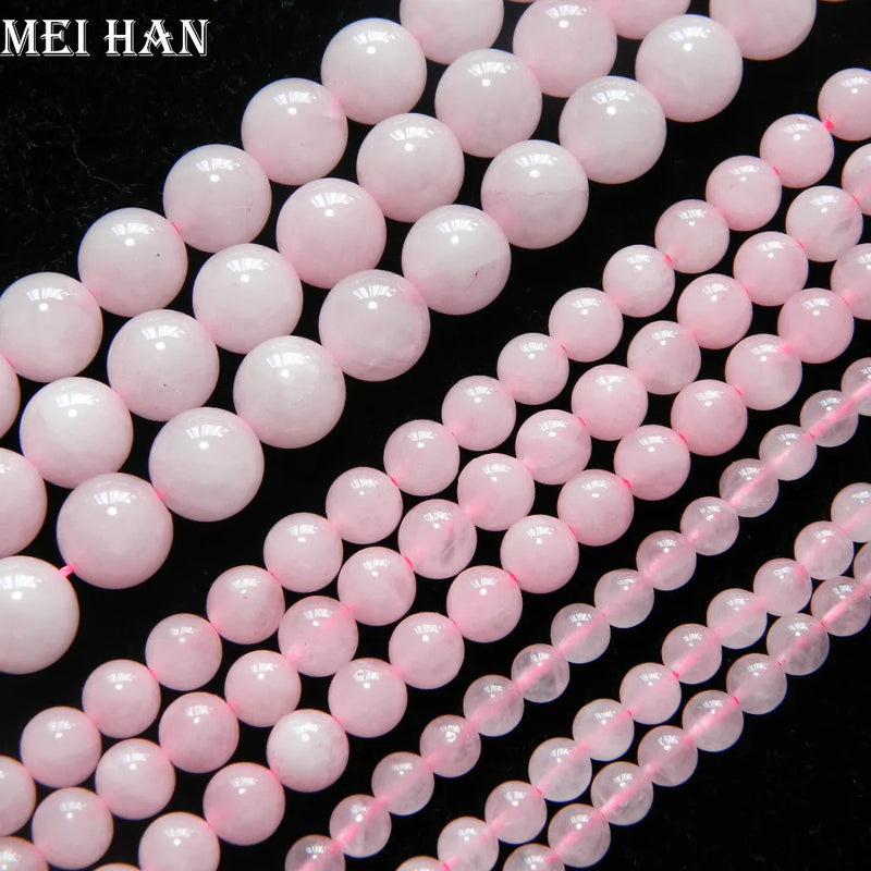 Meihan Natural Quartz Crystal Round Beads for DIY Jewelry Making