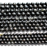 Meihan Natural 6mm 8mm 10mm Astrophylite Hornblende Beads