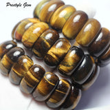 Meihan Natural Brown Tiger Eye Bangle 12*25*8mm