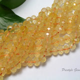 Meihan Citrine 5*8mm Faceted Rondelle Beads DIY Jewelry Gift
