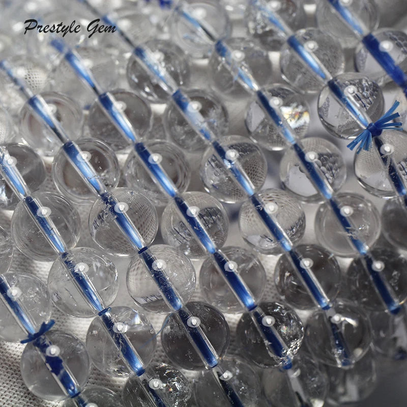 Meihan Natural Azeztulite Crystal Quartz Beads 8mm 9mm