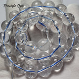 Meihan Natural Azeztulite Crystal Beads for Jewelry Making