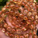 Yellow Azeztulite Crystal High Frequency Quartz Beads for Jewelry Making