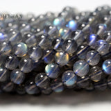 Meihan Natural Top Madagascar Labradorite 6mm Beads