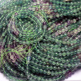 Meihan Natural 6mm Colorful Fluorite Round Loose Stone Beads