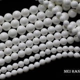 Meihan Tridacna Stone Round Beads Set Natural 10mm & 12mm