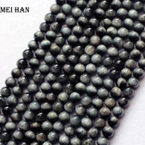 Meihan 6mm Brazil Cat's Eye Stone Round Beads Set for DIY
