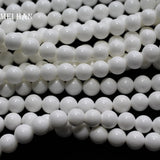 Meihan Natural 6mm Tridacna Stone Shell Beads for Jewelry Making