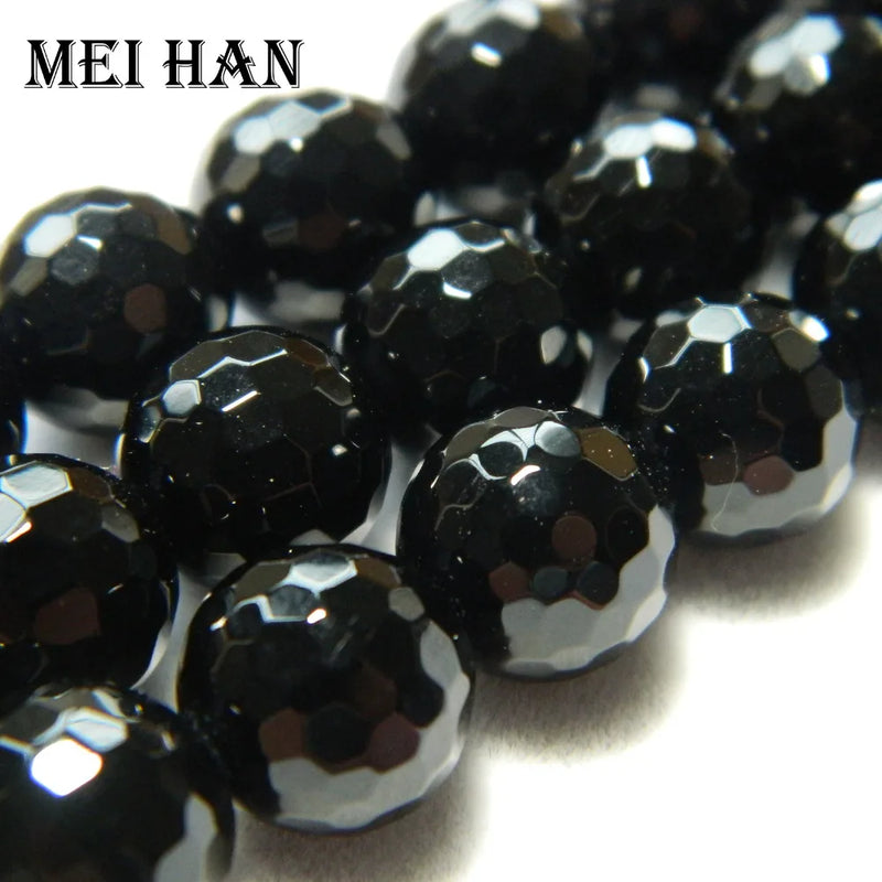 6-12mm Agate Faceted Round Beads for Jewelry Making
