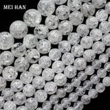 Natural Cracked Crystal Beads for Jewelry Making