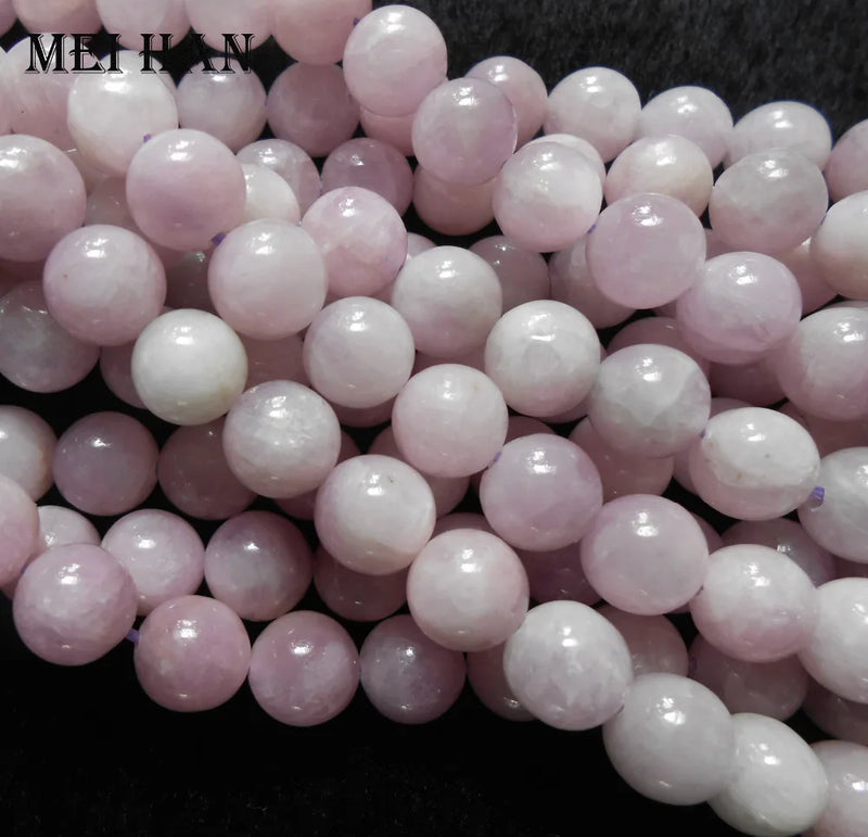 Meihan A+ Madagascar Kunzite 8mm Smooth Round Gem Stone