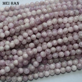 Meihan A+ Madagascar Kunzite 8mm Smooth Round Gem Stone