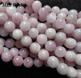 Meihan A+ Madagascar Kunzite 8mm Smooth Round Gem Stone