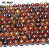 Meihan 8mm 10mm Spessartine Garnet Beads for Jewelry Making DIY