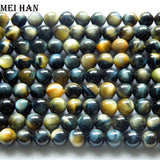 Meihan 8mm 10mm Dream Tiger Eye Stone Beads for Jewelry Making