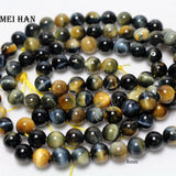 Meihan 8mm 10mm Dream Tiger Eye Stone Beads for Jewelry Making