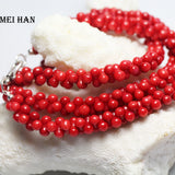 Meihan Red Coral Bracelet - Jewelry Making