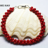 Meihan Red Coral Bracelet - Jewelry Making