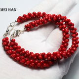 Meihan Red Coral Bracelet - Jewelry Making
