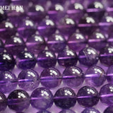 Meihan 10mm A+ Amethyst Quartz Crystal Round Loose Beads