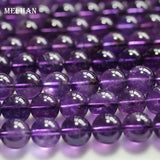 Meihan 10mm A+ Amethyst Quartz Crystal Round Loose Beads