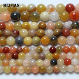 Meihan Natural Colorful Jade Beads for Jewelry Making DIY