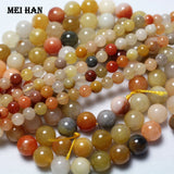 Meihan Natural Colorful Jade Beads for Jewelry Making DIY