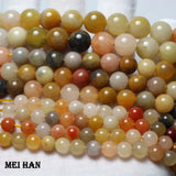 Meihan Natural Colorful Jade Beads for Jewelry Making DIY