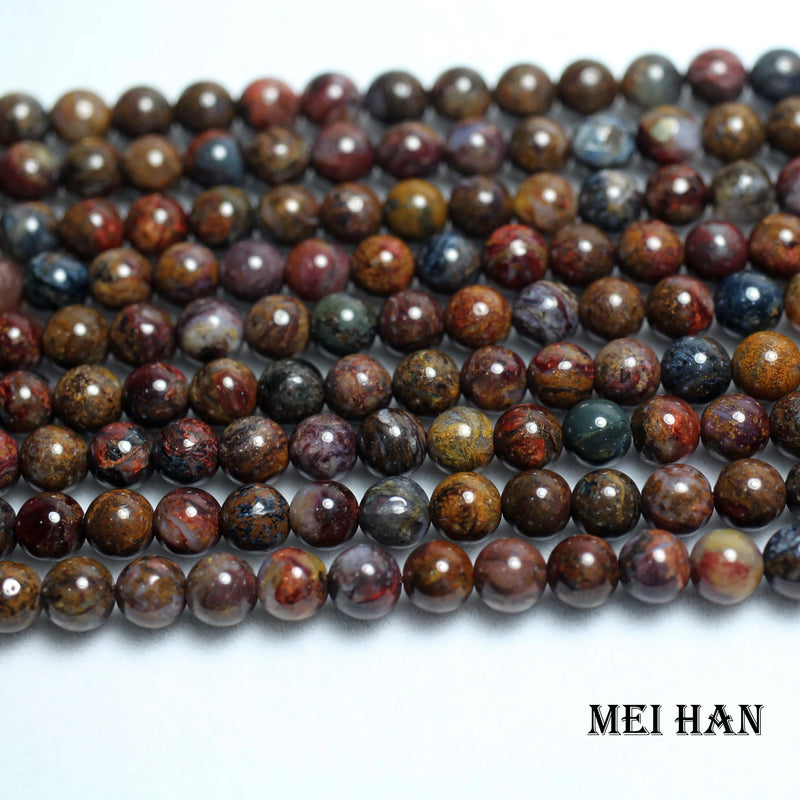 6mm Pietersite Round Beads for Christmas Jewelry Making