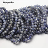 A+ Tanzanite Smooth Round Loose Beads Stone For Jewerly Making DIY