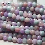 Meihan Natural Dream Quartz Smooth European Beads 6mm 8mm for Jewelry Making