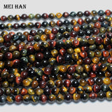Colorful Tiger Eye Stone 8mm Beads for Jewelry Making