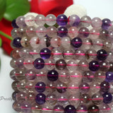 Natural A++ Crystal Quartz Round Beads for Jewelry Making