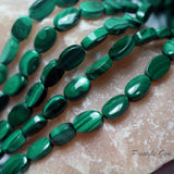 Malachite Oval Shape 8*12mm Loose Beads Stone for Jewelry Making