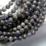 Meihan Natural Red Blood Iolite Beads 5-6mm Round Loose Stones