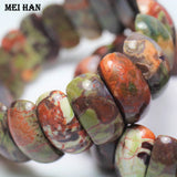 Meihan A+ Flower Agate Bangle 10*22mm Charm Jewelry Making