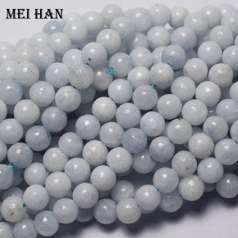 Meihan Natural Calcite Round Beads for DIY Jewelry Making