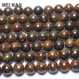 Meihan Natural Bronzite 6mm 8mm 10mm Gem Stone Beads for DIY Jewelry Making