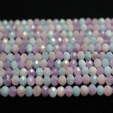 Meihan Natural Dream Quartz 4*6mm Faceted Rondelle European Beads