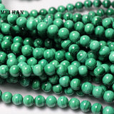 Meihan Malachite Beads 7.5-8mm 8-8.5mm Round for Bracelet