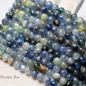 Meihan 6mm Kyanite Smooth Beads for Jewelry Making DIY