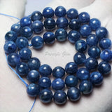 Meihan A+ Kyanite Smooth Round Stone Beads 6mm 8mm 10mm
