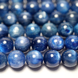 Meihan A+ Kyanite Smooth Round Stone Beads 6mm 8mm 10mm