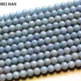 Meihan 6mm Peru Angelite Smooth Round Gem Stone Beads (2 Strands/Set)