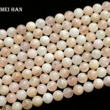 Meihan 8mm 10mm Morganite Round Gem Stone Beads
