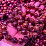 Meihan Natural A+++ Opal Boulder Smooth Round Gem Stone Beads DIY Bracelet