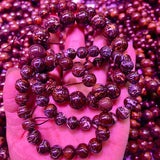 Meihan Natural A+++ Opal Boulder Smooth Round Gem Stone Beads DIY Bracelet