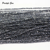 Meihan Terahertz 2.2mm Faceted Round Loose Beads for DIY Bracelet