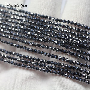 Meihan Terahertz 2.2mm Faceted Round Loose Beads Set
